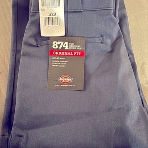 mens navy dickies work pants